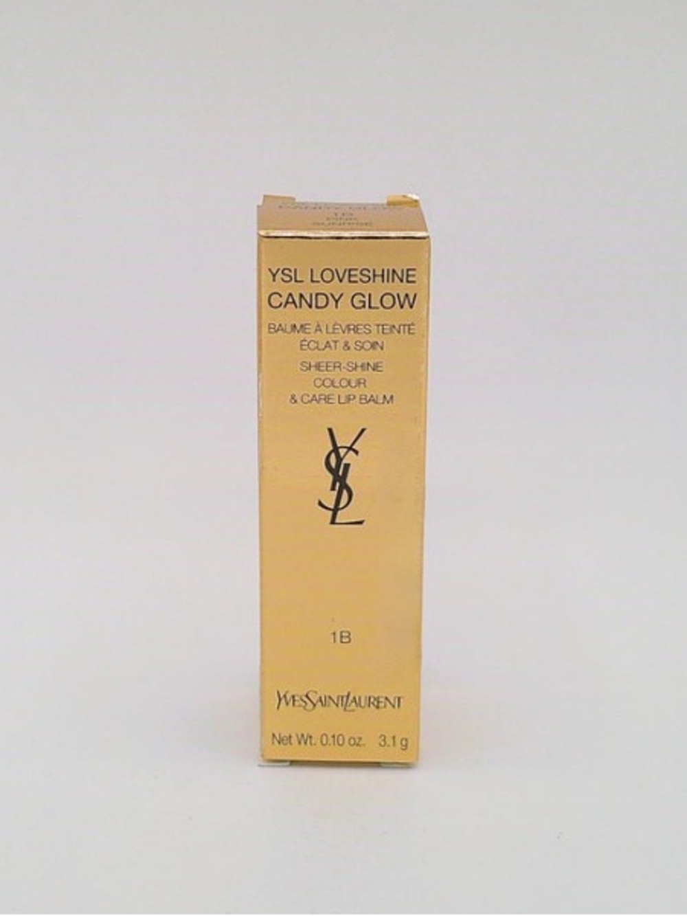 Yves Saint Laurent Loveshine Candy Glow Lip Balm in shade 1B Pink Sunrise NIB